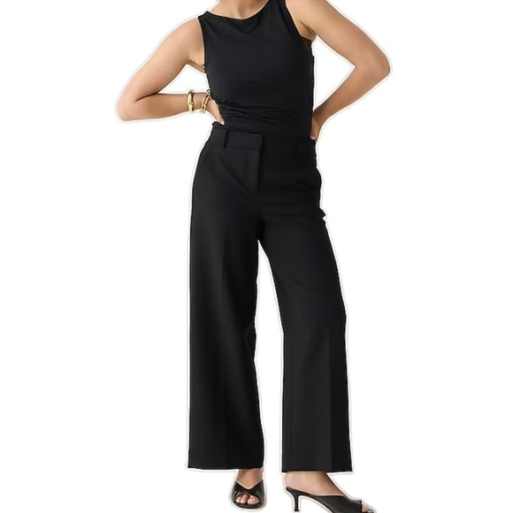 Apt 9 Wide Leg Dress Pants Size 6 Black - Picture 1 of 12